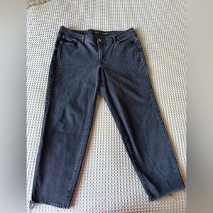 Old Navy Women's Dark Gray Straight Leg Jeans